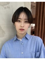 サン 白金台(SUN)&nbsp;シースルーバングのハンサムマッシュショート