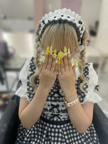 クラン 北新地店(Clan) 四つ編みツイン/北新地ヘアセット