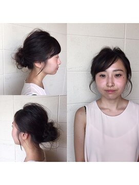 ヘアーデザイン フルーツ(Hair Design FRUITS) 柔らかシニヨン