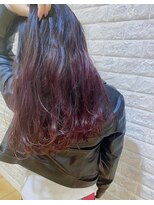 フラップ(FLAP)&nbsp;★韓国風★ナチュ可愛グラデーション　ピンクヴァイオレット