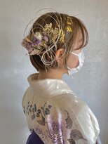 Belle BIANCA 成人式/卒業式/水引アレンジ/ハイトーン by Orie