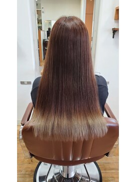 ヘアーアンドメイク ペリドット(hair&make Peridot) グラデーションカラー&インナーカラー