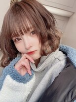 リアイス(Re:ICE) チョコレートブラウンフリンジボブ