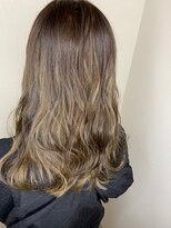 モルニ(MORNI) ショコラベージュ_マロンベージュ Aラインボブ かきあげ