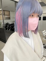 アンドスタイル(&style)&nbsp;【大名店　江藤】ペールラベンダー×ペールピンク