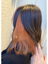 リグ 横浜(Lig.)&nbsp;ハイトーンケアブリーチオレンジインナーカラー