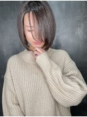 【morio池袋】前下がり丸みボブ