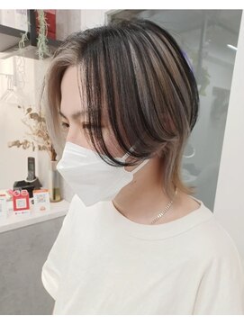 パープル(purple) メンズホワイトアンブレラ