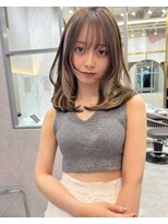 ロンド レア 天神大名店(Lond Le’a)&nbsp;レイヤーカット/ミルクティー/ケアブリーチ/インナーカラー/大名