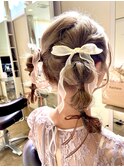 結婚式 二次会 ツインテール あみおろし