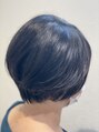 ヘアブロス 水戸店(hair BROS)&nbsp;アッシュブラックとステップボーンカットで大人スタイル[カット]