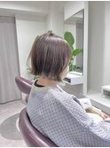 くびれボブ/ラベンダーアッシュ