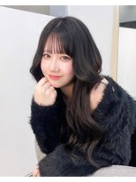 ノク 渋谷(nok)&nbsp;ロング韓国ヘア_カールセミディシアカラー