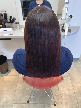 カラリス 高畑店(coloris) オレンジブラウン