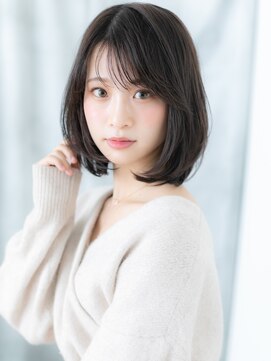 ドクターズサロン LAB 小山店 アースカラー丸みミストバングミディアムp小山10代20代30代