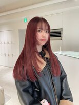 ロイリー バイ ローウェ 立川(Loely by Louwe)&nbsp;layer cut / Cherry red