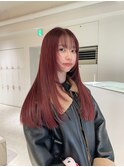 layer cut / Cherry red