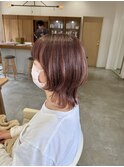 ハイライト×ピンクベージュ