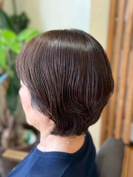 ヘアリゾート粋 ティガ 池袋店(tiga) 落ち着いた大人ショート/透明感ブラウン