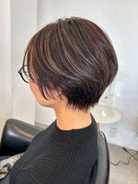 ラヴィ(LaVie produced by ApaKabar)&nbsp;ショートスタイル×ハイライトカラー