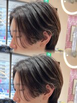 髪屋 紬 メンズ/メンズパーマ/メンズカット/センターパート