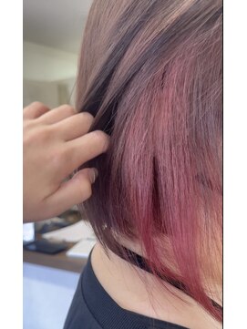 アール ヘアーアンドメイク 妻田店(R Hair&Make) インナーカラー