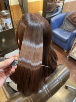 ヘアールーム(Hair Room)&nbsp;ツヤサラ秋色くすみピンク