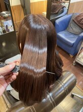 ヘアールーム(Hair Room)&nbsp;ツヤサラ秋色くすみピンク