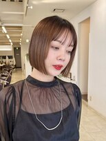キアラ(Kchiara)&nbsp;福岡美容室20代30代40代切りっぱなしボブぱつっとボブ