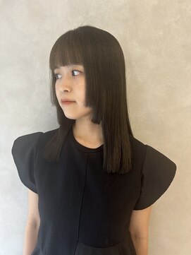 ボヌール 川西(Bonheur) 竹村指名透明感カラー×顔まわりヒトクセデザイン/川西能勢口