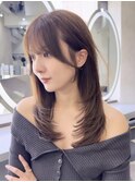 韓国レイヤー/韓国風/ボブ/髪質改善/黒髪/ブリーチなし〔池袋〕