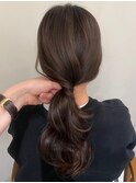 ハイライトバレイヤージュダブルカラーケアブリーチ20代30代
