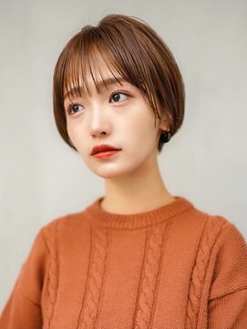 ギークス(GEEKS) 【GEEKS渋谷】ミニマルボブ/冬カラー/シースルーバング/20代30代