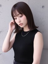 ヘアサロンエム 川越(HAIR SALON M) グレージュ×切りっぱなしボブ×20代30代外ハネボブ/くびれ/川越