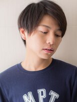 グルーミングサロン バーバー キャッスル 北浦和西口(Grooming salon Barber Castle) 清潔感七三分けダークブラウン刈り上げない就活マッシュY北浦和