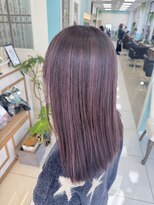 アースオーセンティック 大分下郡店(EARTH Authentic) 白髪ぼかしハイライトピンクラベンダー