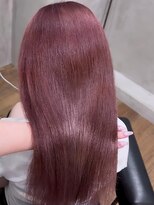 ヘアプレイスソル (HAIR PLACE SoL) 透明感ピンクブラウン/ストレート/艶髪/セミロング
