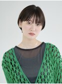 前髪あり大人小顔ショートボブ/30代40代50代/岡野亘希