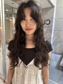 ドレープ(Dreap)&nbsp;もふもふロングパーマ、秋冬におすすめ。結んでもかわいい…