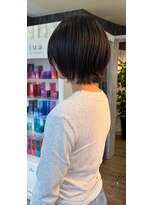 ヘアショップエヌアンドエー 久喜店(hairshop N&A)&nbsp;丸みシルエットで魅せるナチュラルショートボブ