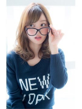 リュドール 栄(Rue D’or) 柔らか透け感大人かわいいマッシュバングワンカールby水谷