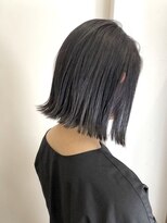 アンス 大阪梅田(ANs.)&nbsp;外国人ダークトーンハイライト × 切りっぱなしボブ