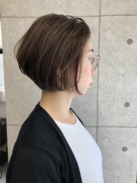 ア セカンド 清藤美容室第弐號(a sekand) [a sekand]アゴラインの奥行きボブスタイル