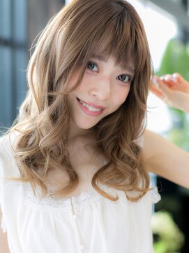 エヌアンドエー 草加店(N&A) 大人ガーリー×ゴールドベージュ×カールスタイル