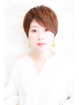 オーシャン(Ocean) [OCEAN Hair&Life]大人可愛い☆ベリーショート☆ことりベージュ