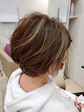 ヴィーヴォ 天六店(VIVO) 【VIVO】Watanabe ハイライト イヤリングカラー ショートヘア