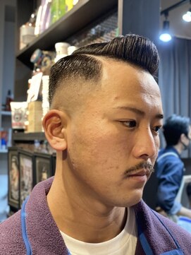 バーバー スタジオ ラフテル(Barber Studio RAFTEL) パートスタイル