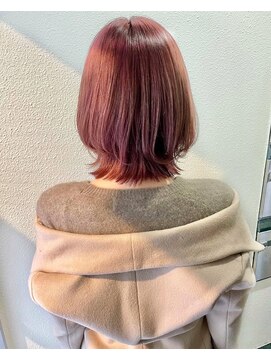 テトラ バイ ネオリーブ 横浜西口店(tetra by neolive) レイヤーボブ×さくらピンク