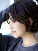 前髪長め大人ショートボブ20代30代40代【AIN.表参道】川原大地