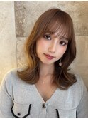 韓国風/ヨシンモリ/フェイスレイヤー/2wayバング/オルチャン